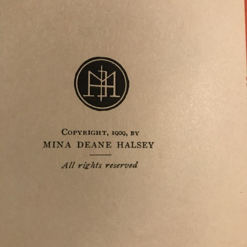 Book Needles and Pins Limited Edition 1909 Signed by Mina Deane Halsey Poetry HC - Picture 4 of 11