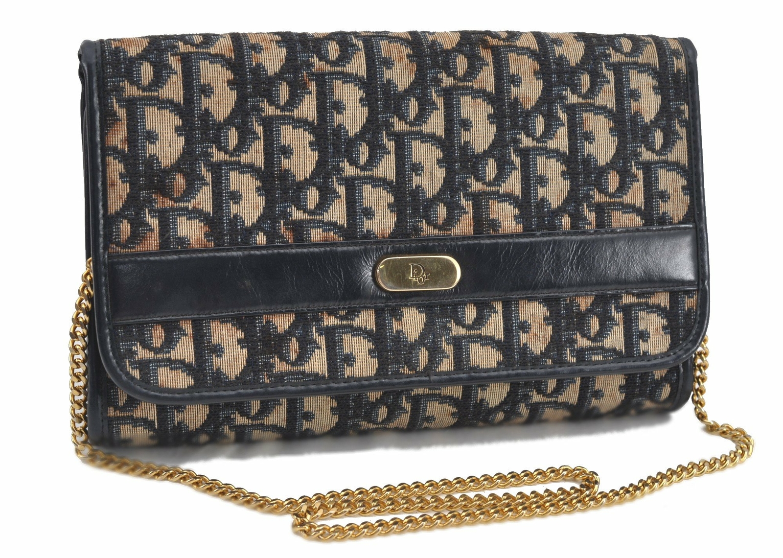 dior clutch with chain