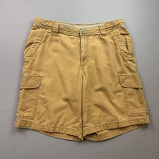 Columbia Ultimate Roc Shorts Mens 34 Brown Canvas Cargo Hiking Outdoors
