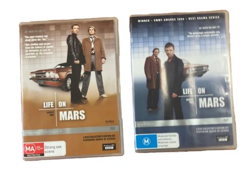 Life On Mars : Series 1 (DVD, 2006) BBC British TV Cop Show - 8 Discs Region 4 - Picture 1 of 3