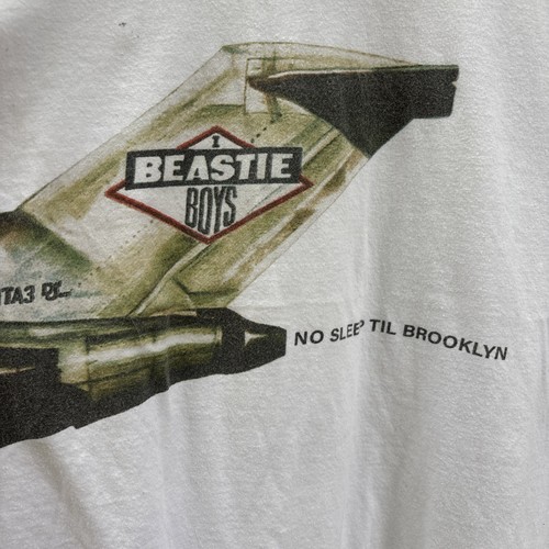 BEASTIE BOYS No Sleep T-shirt White Unisex Cotton Size XXL - Picture 2 of 7
