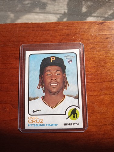 2022 Topps Heritage Oneil Cruz Rookie Card RC Pittsburgh Pirates 157 