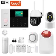 LOT Wireless&Wired WIFI GSM Home Security Alarm System Tuya Smart Life Motion