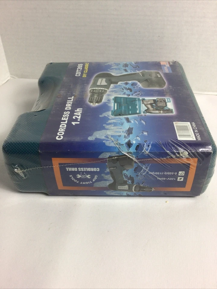 Grip Tight Tools Cordless Drill 18v CDT26S USA Corporation New In Package # - Image 4 of 4