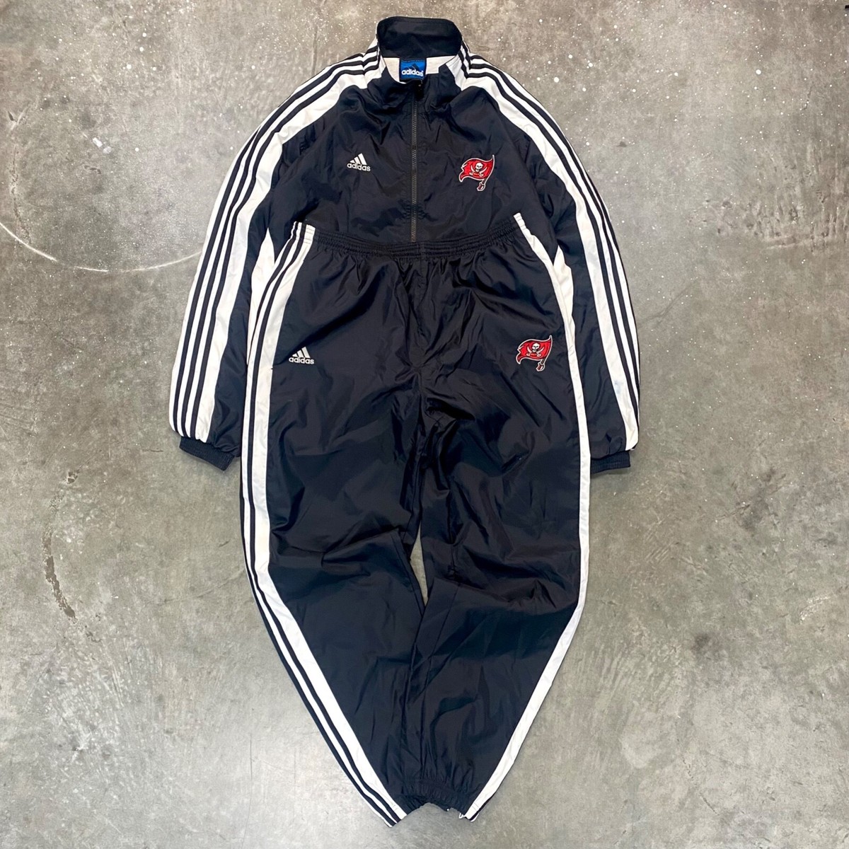 VTG 00s Y2K Adidas Tampa Bay Buccaneers Full Tracksuit NFL
