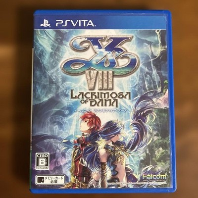 YS VIII Lacrimosa of DANA PS Vita Japanese Game Authentic Collectible Anime