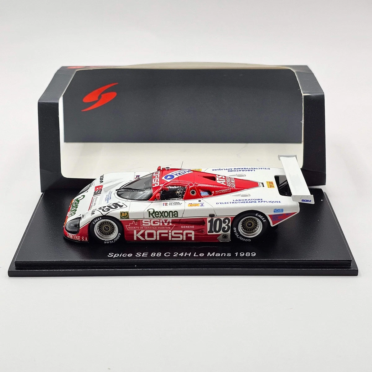 Spark Spice SE87C - 1990 Le Mans 24 Hours - #107 1:43 model car