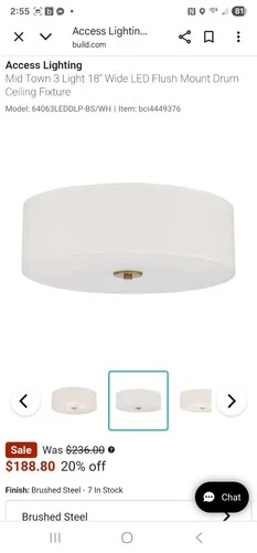 Access Lighting 18 in. LED Flush Mount (B525) - Picture 3 of 4
