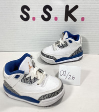 Nike Air Jordan 3 Retro Wizards Toddler Size 3c