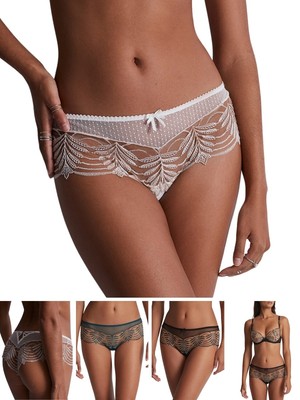 Aubade Hypnolove Briefs St Tropez Short Lace Embroidered Knickers Luxuxry