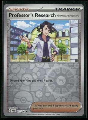 Professor's Research [Sycamore] SV: Prismatic Evolutions 125/131 Reverse Holo NM