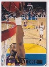 1993-94 Topps Through The Glass Karl Malone Los Angeles Lakers #162