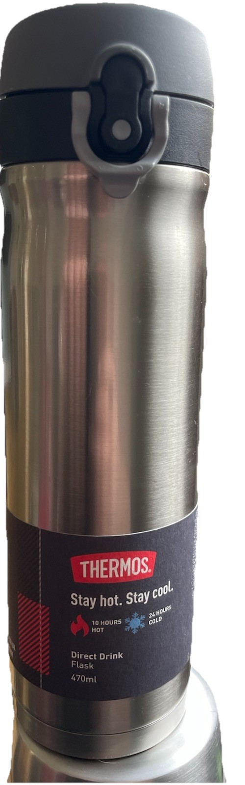 Thermos Direct Drink Flask Stainless Steel Travel Mug Insulated 470ml SCRATCHED