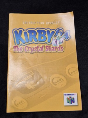 Kirby 64 The Crystal Shards Nintendo 64 N64 Instruction Manual Booklet ONLY