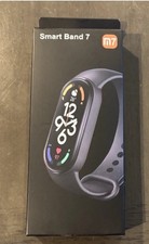 New In Box M-7 Smart Band 7 Wellness Tracker Black Water Resistant