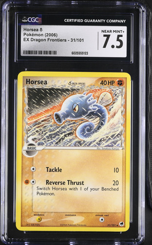 Horsea δ graded CGC 7.5 for sale on eBay