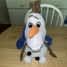 Disney Frozen Olaf Stuffed Plush Animal Sitting 12" Uses Condition
