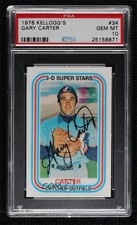 1976 Kellogg's 3-D Super Stars Gary Carter #34 PSA 10 GEM MT HOF 06bg