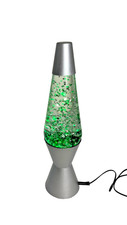 Lava Lamp Glitter Stars Blue Green 16  3/4