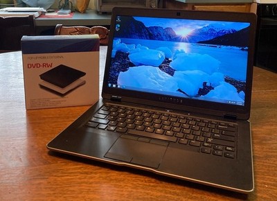 14''  Dell lightweight Ultrabook  Laptop Windows 7 Pro i3 2ghz 8gb 128gb SSD DVD