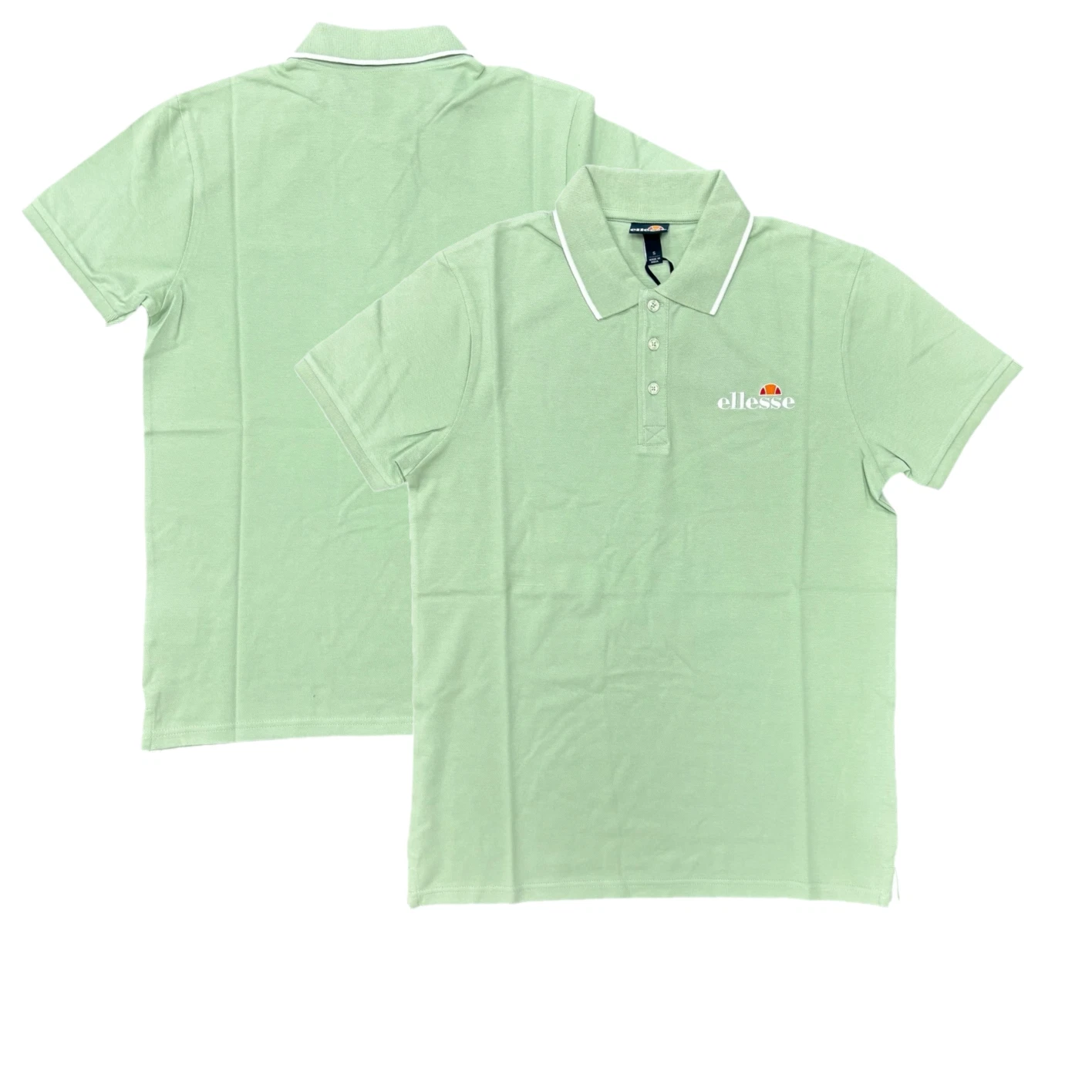 Ellesse Men's Polo Shirt (Size M) Light Green Perfomance Polo Top - New