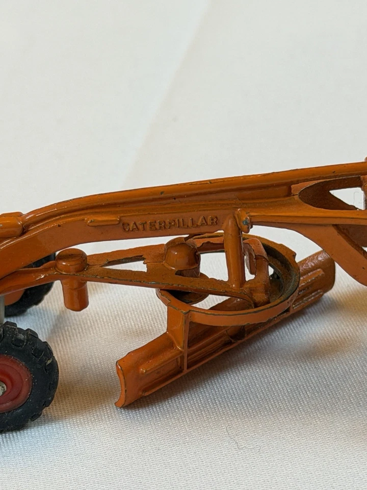 Zylmex No. Motoniveladora estilo oruga 8102 construcción diecast vintage Foto 3 de 4