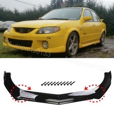 Glossy Black For Mazda Protege Front Bumper Lip Chin Spoiler Splitter Body Kit Glossy Black For Mazda Protege Front Bumper Lip Chin Spoiler Splitter Body Kit