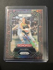 2024 Panini Prizm Monopoly WNBA #4 Nika Muhl Red Classic Icons SSP