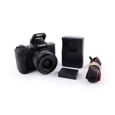 Canon EOS M50 24.1MP Mirrorless Digital Camera with 15-45mm IS Lens 2680C011