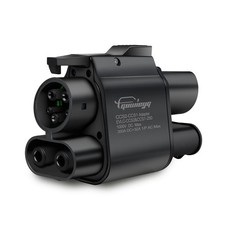 CCS2 to CCS1 Adapter EV Charger Adpater, DC 1000V 350A CCS2 to CCS1 Plug Car ...