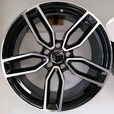 18" x4 New 2020 S3 Style Alloy Wheels Gloss Black Machined Audi A3 S3 RS3