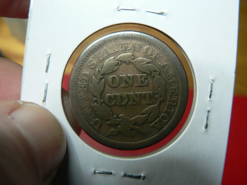1850 large cent brothel coin