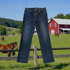 Chicos So Lifting Straight Denim Jeans Womens 8 Chicos Size 1 Blue Mid-Rise