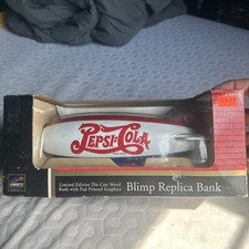 SpecCast BLIMP Liberty Classics Zeppelin DIECAST COIN BANK PEPSI COLA