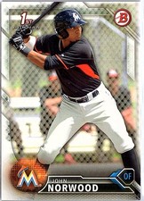 2016 Bowman #BP27 John Norwood Prospects