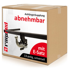 Für Golf IV Cabrio 98-02 ANHÄNGERKUPPLUNG abnehmbar + 13pol universell E-Satz