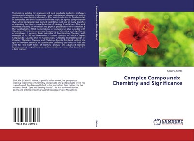 Complex Compounds: Chemistry and Significance Kiran V. Mehta Taschenbuch 112 S.