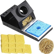 Soldering Iron Holder, Stable Portable Soldering Iron Stand with Brass Wool, Cl