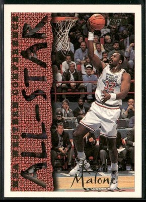 Karl Malone Player Lot Bundle 10 Basketball Cards KM002 Utah Jazz