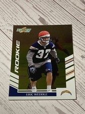 2007 Score Select Eric Weddle Rookie #311 San Diego Chargers RC Football Card. rookie card picture