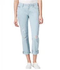 Jag Womens Ripped Boyfriend Fit Jeans, mineralpool, 2