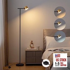 Floor Lamps for Living Room, 3 Color Temperatures Floor Reading Black(1-Light)