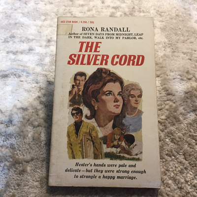 #ad #ad The Silver Cord Rona Randall 1963 Ace Books Gothic Romantic Suspense Paperback $19.99