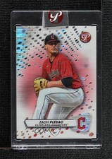 2023 Topps Pristine Pink Pristine Pulsar Refractor 7/15 Zach Plesac #61 11pj