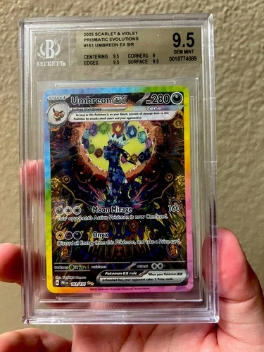 2025 Pokemon Prismatic Evolutions Umbreon SIR 161/131 - BGS 9.5