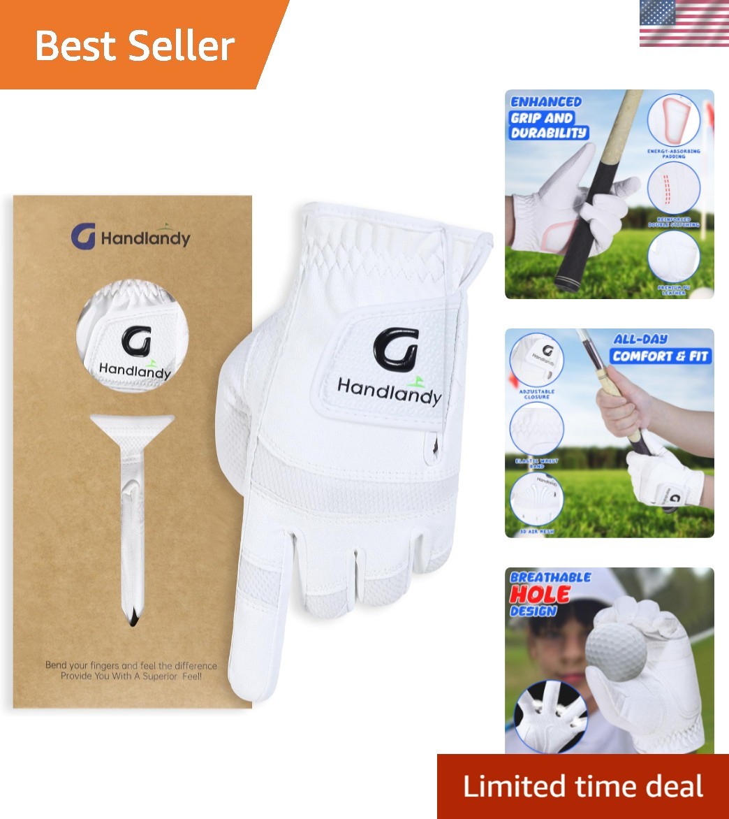 Glove, Left Hand Youth Golf Glove For Junior Toddler, Durable & Bre...