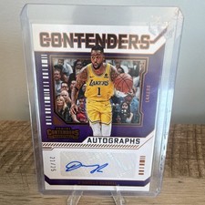 2023-24 Panini Contenders Bronze Autograph D'Angelo Russell Lakers /25 #CA-DLO