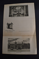 Ca 1930s Grand Hotel Central - The Hague, Netherlands Mailing Card