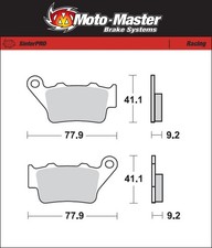 KTM SXC 625 2006 [MotoMaster Rear Offroad Sinter Racing Brake Pads]