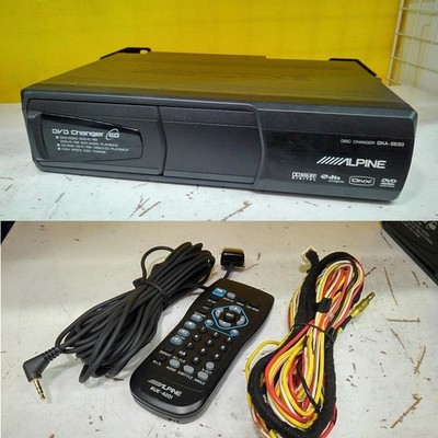 Alpine DHA-S690 6 Disc DVD CD Changer Ai-NET With Remote Magazine